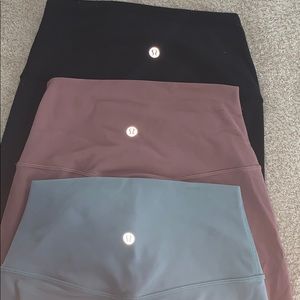 LULULEMON BUNDLE JUST BLACK (others sold)